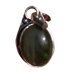 Silver & Labradorite Pendant